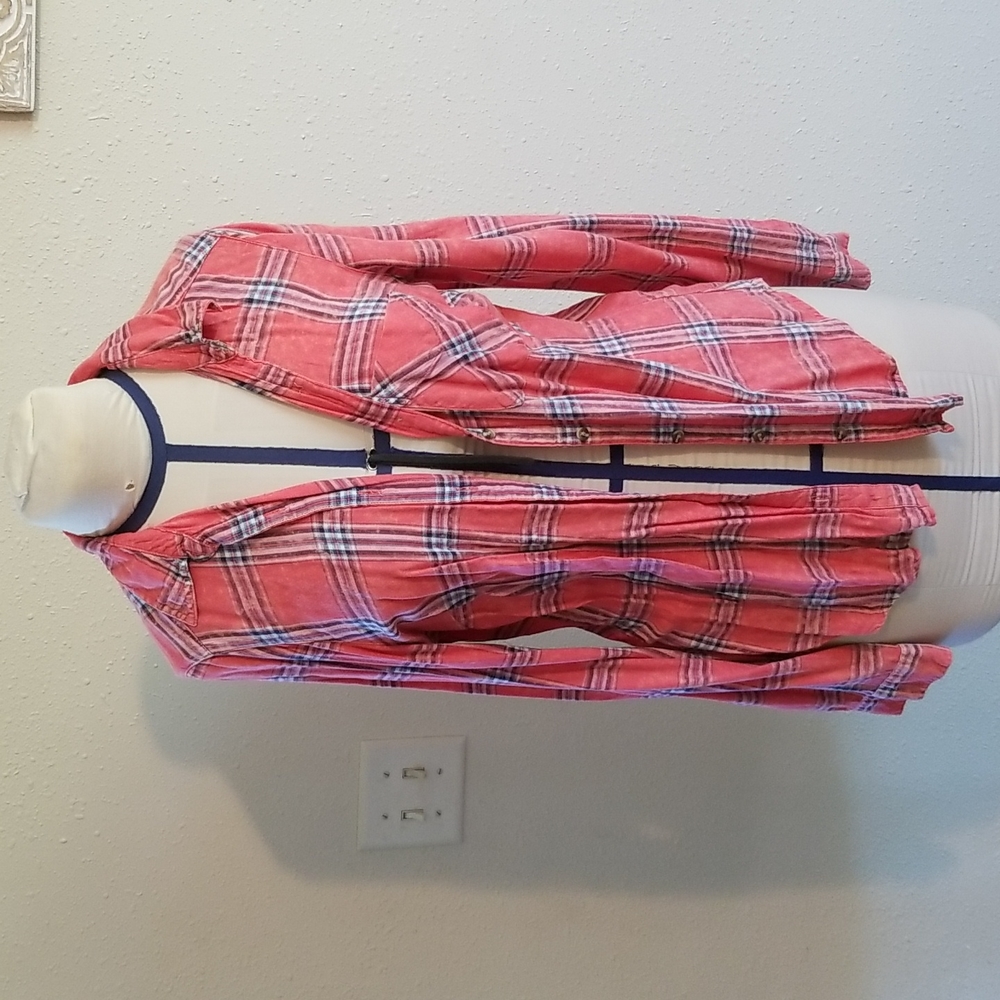 Maurices Plaid Button Down